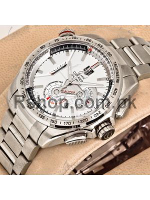 Tag Heuer Grand Carrera Calibre 36 Working Chronograph with White Dial Watch Price in Pakistan