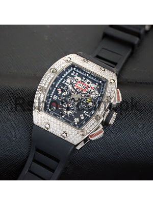 Richard Mille RM011 Diamond Bezel Watch Price in Pakistan