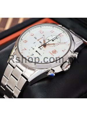 Tag Heuer Carrera Calibre 1887Chronograph 43mm White Dial Watch Price in Pakistan