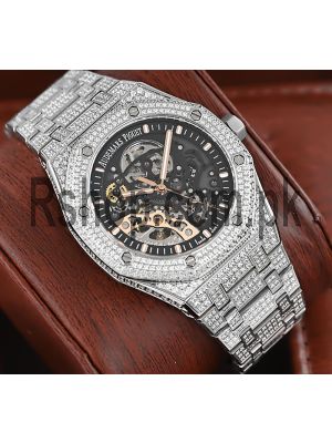 Audemars Piguet Iced Out Skeleton Dial Watch Price in Pakistan