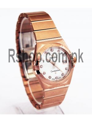 Omega Constellation Rose Gold Watch Price in Pakistan
