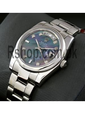 Rolex Day Date MOP Diamond Dial Watch Price in Pakistan
