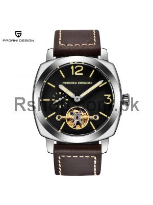 PAGANI DESIGN  Men's Mechanical  High Quality Leather Military Sports Watch Price in Pakistan