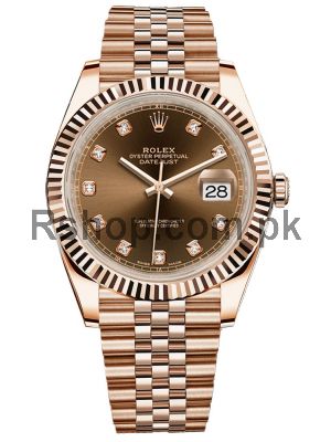 Rolex Datejust Brown Dial Watch Price in Pakistan