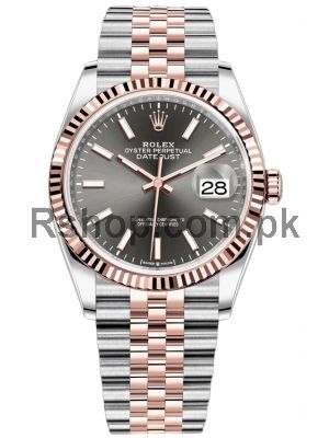 Rolex Datejust Dark Rhodium Dial Swiss Watch Price in Pakistan