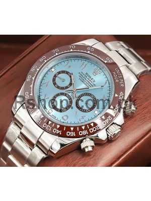Rolex Daytona Platinum Ice-Blue Arabic Dial 116506 Watch Price in Pakistan