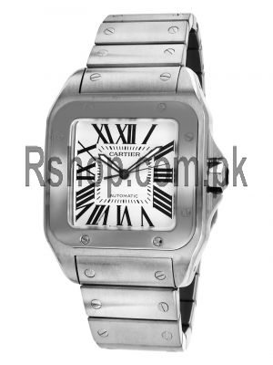 Cartier Men's W200737G Santos 100 XL Stainless Steel Watch Price in Pakistan