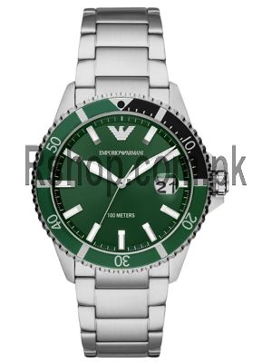 Emporio Armani Diver Green Dial Quartz Watch AR 11338 Price in Pakistan