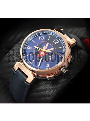 Louis Vuitton Tambour VVV Chrono Blue Watch Price in Pakistan