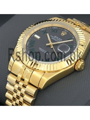 Rolex Datejust  Yellow Gold Slate Roman Dial Watch Price in Pakistan