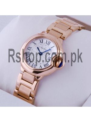 Cartier Ballon Bleu Rose Gold Small Ladies Watch Price in Pakistan